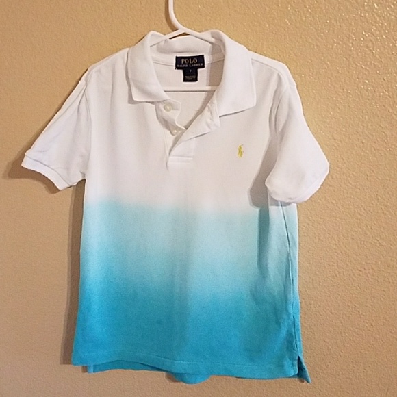 ralph lauren ombre polo